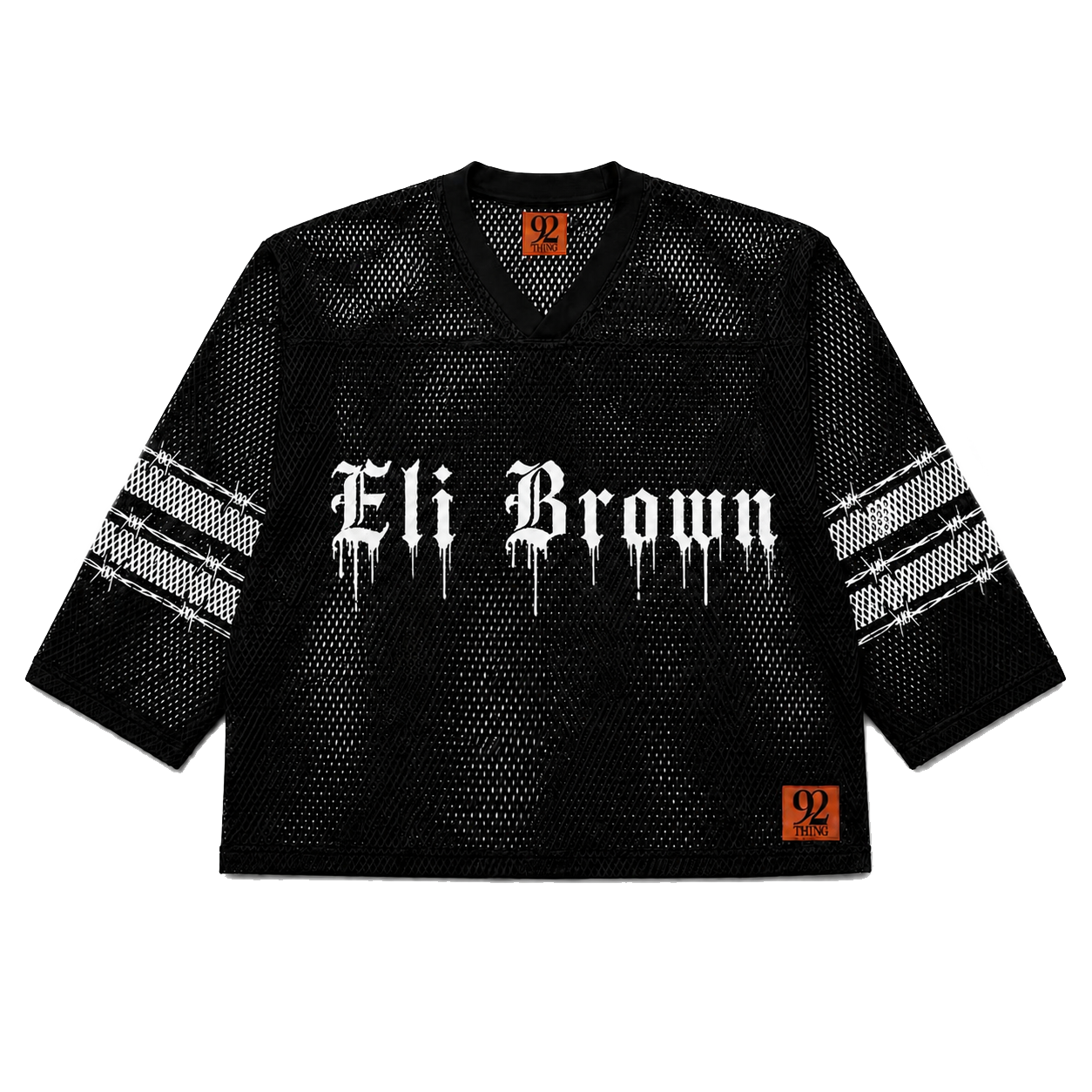 FUCK THAT SHIT MESH CROP FOOTBALL JERSEY